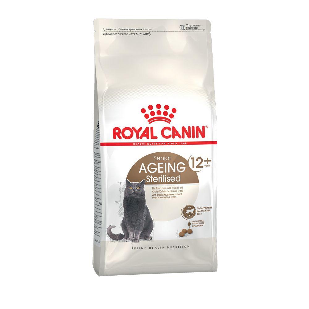 Royal Canin Ageing Sterilised 12+ Сухой корм для стерилизованных кошек старше 12 лет, 4 кг