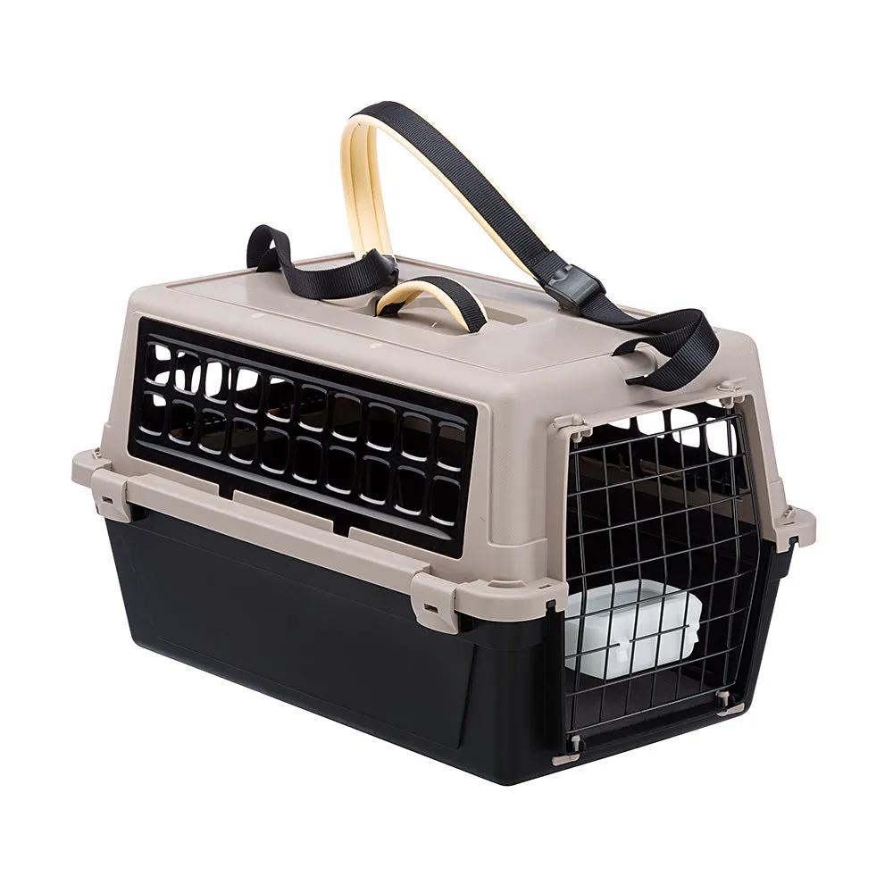 Ferplast Переноска для кошек и собак мелких пород Atlas 10 Trendy+, 48х32,5х29 см, черный