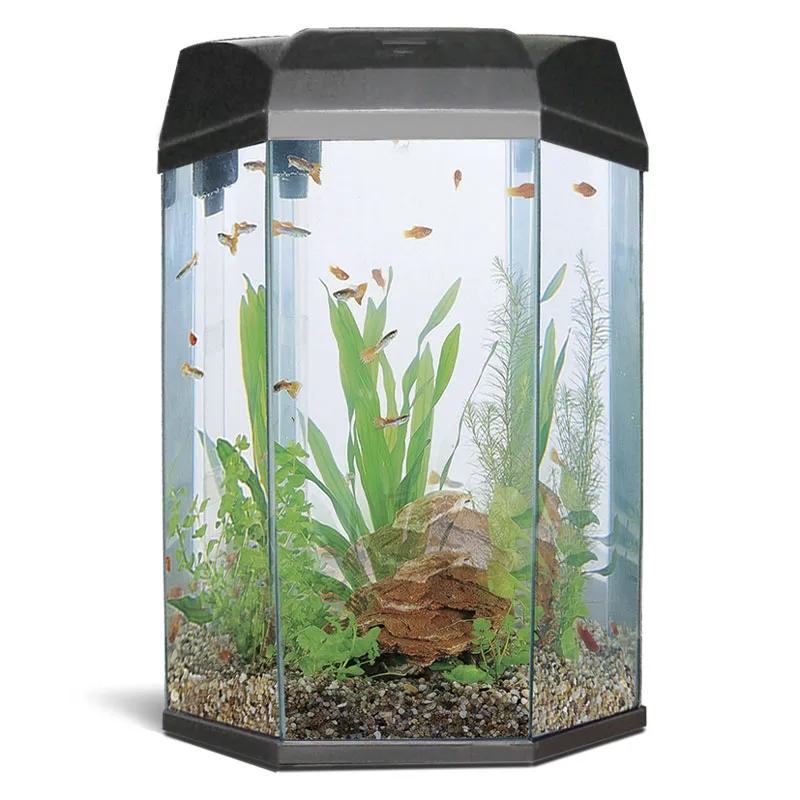 AA Aquariums Аквариум Hexagon 22 л черный