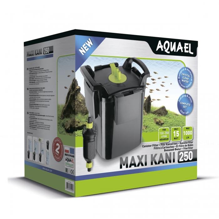 Aquael Фильтр внешний MAXI KANI 250 (150-250л, 4кассеты по 1.9л) 1000л/ч