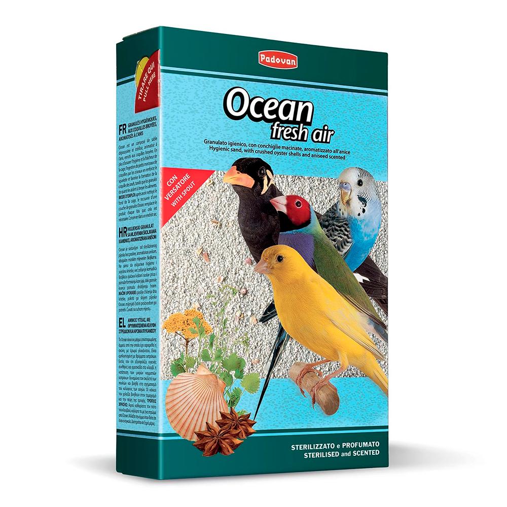 Padovan Ocean fresh air Био-песок для декоративных птиц, 5 кг