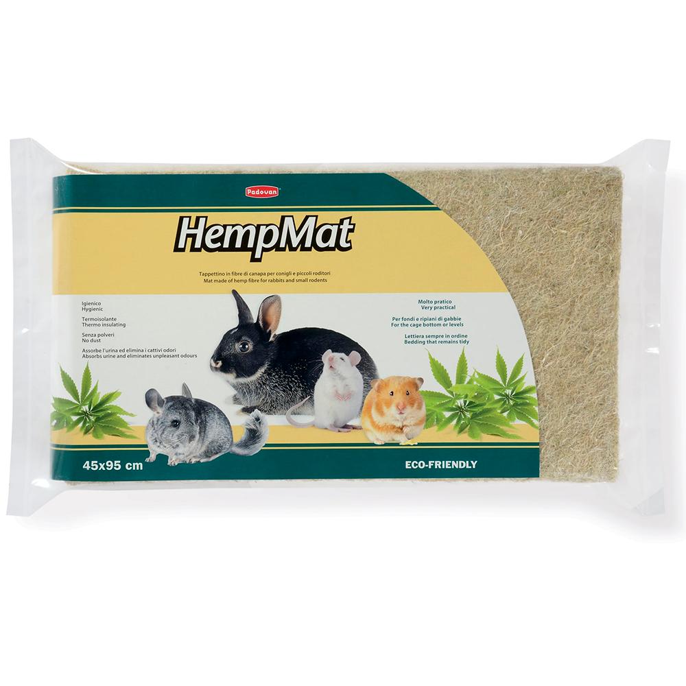 Padovan Hemp Mat Коврик из пенькового волокна средний для птиц и грызунов, 45х95 см