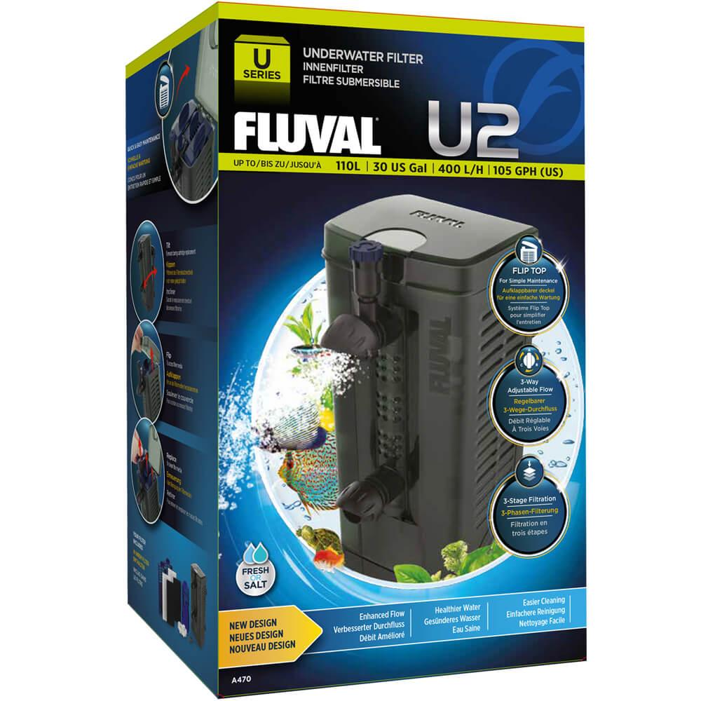 Hagen Фильтр внутренний FLUVAL U2 400 л/ч /аквариумы до 110 л/