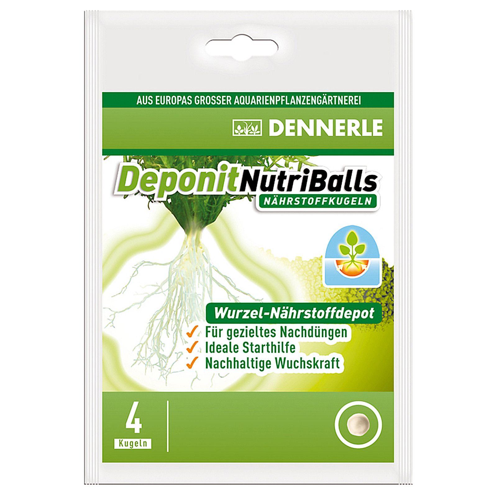 DENNERLE Dennerle Nutriballs Корневое удобрение для аквариумных растений в виде шариков, 4 таблетки