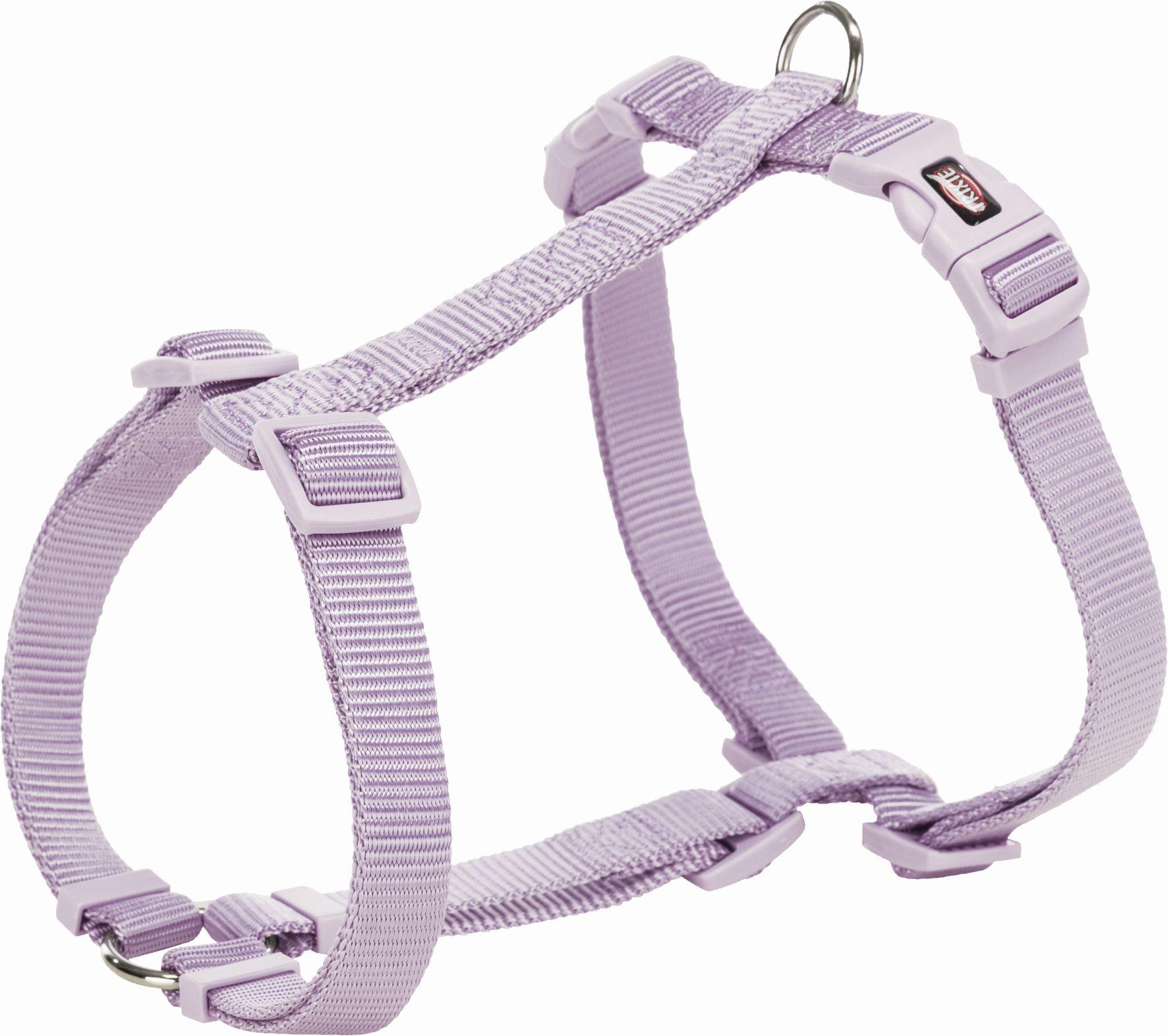 Trixie Шлейка Premium H-Harness, S–M: 42–60 см/15 мм, светло-сиреневый