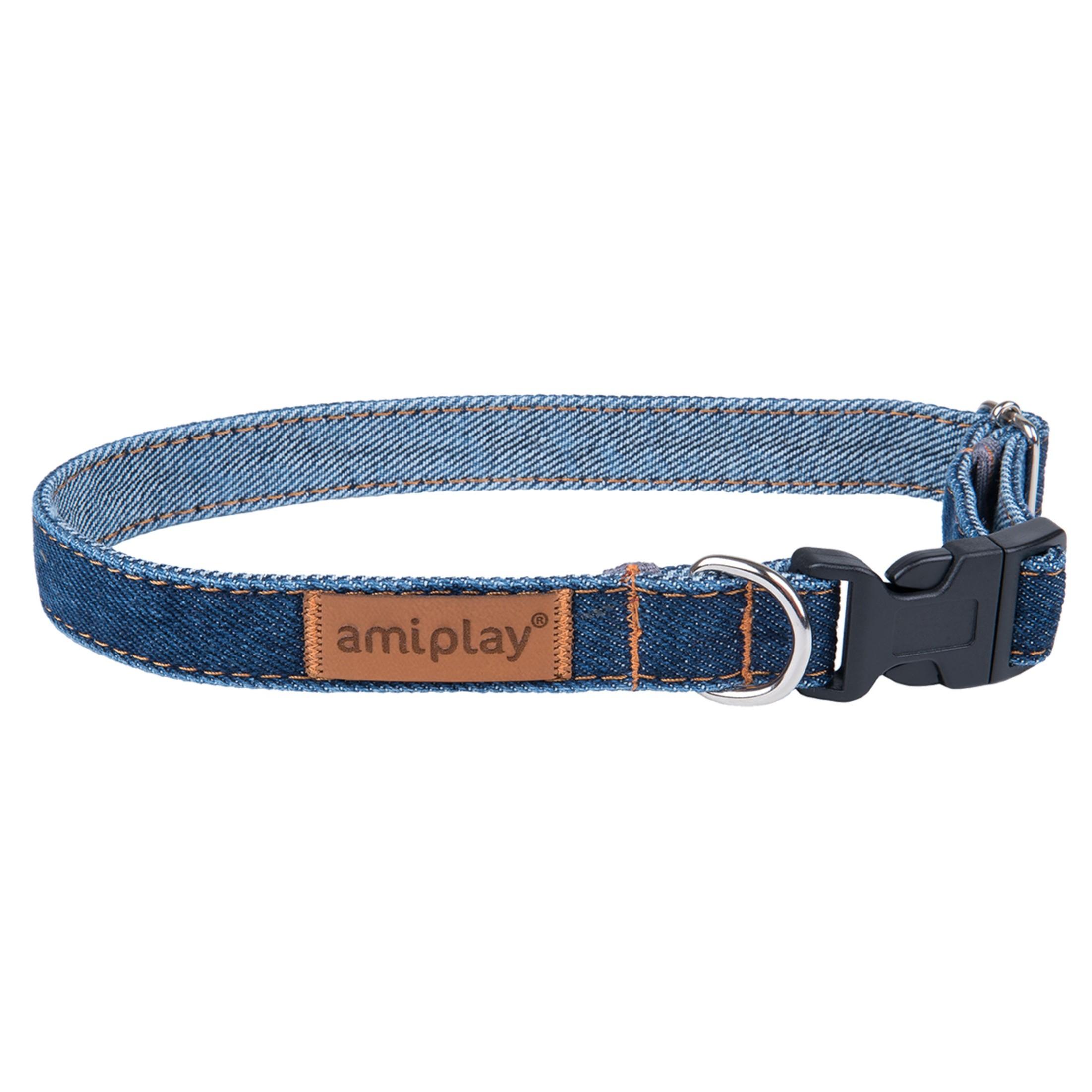 AmiPlay Denim 6 in 1 Поводок для собак средних пород регулируемый синий S, 100-200x1 см