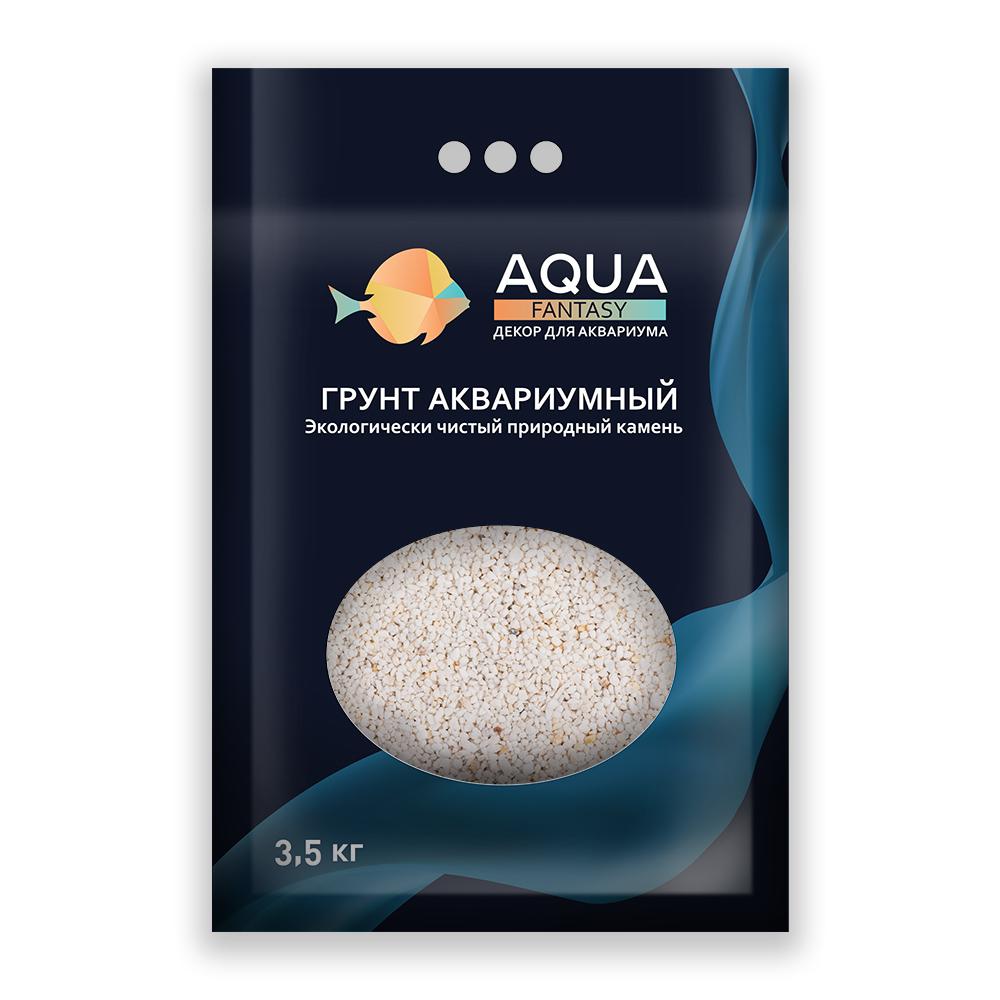 Aquafantasy Грунт аквариумный крошка мраморная Premium, 2-5 мм, 3,5 кг