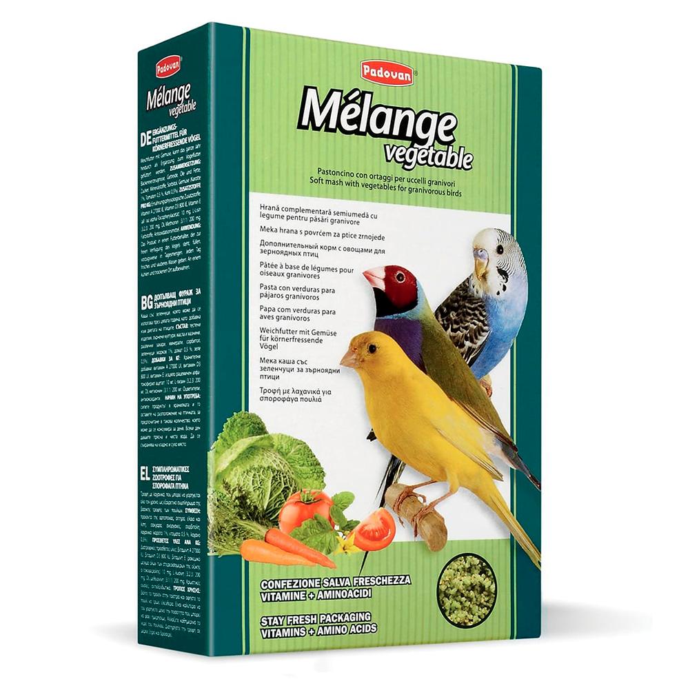 Padovan Melange Vegetable Корм дополнительный для зерноядных птиц, 300 гр.