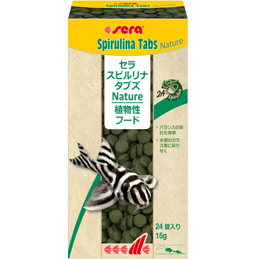 Sera Sera Корм для рыб Spirulina Tabs 24 таб