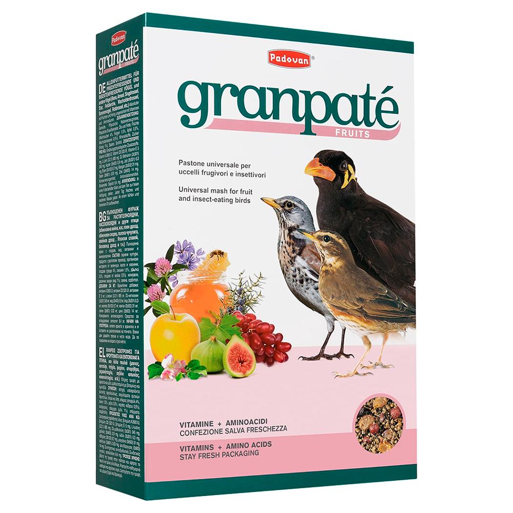 Padovan Granpatee Fruits Корм комплексный фруктовый для насекомоядных птиц, 1 кг