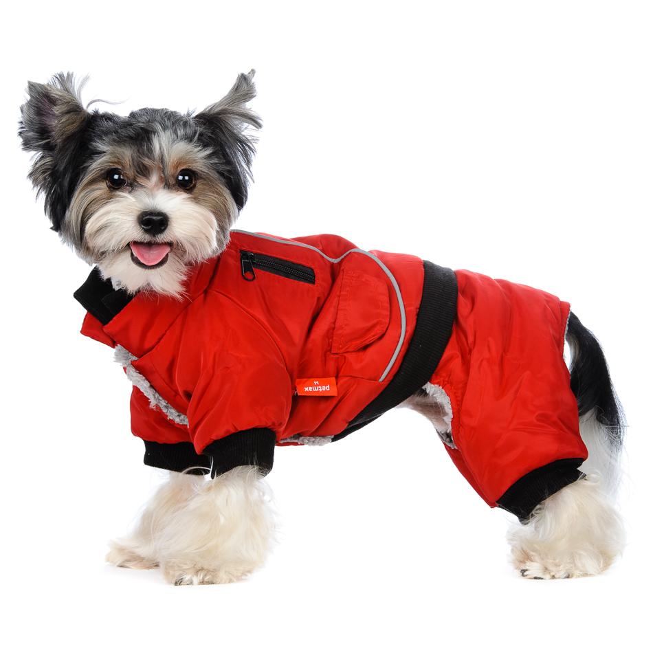 Petmax Комбинезон для собак, XL, красный (унисекс)