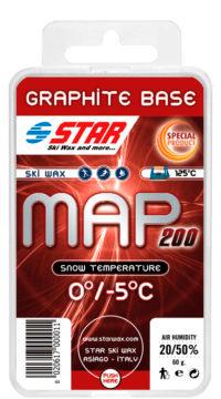 мази лыжные Star MAP 200 MAP SERIES 60 G. BASE GRAPHITE WAX