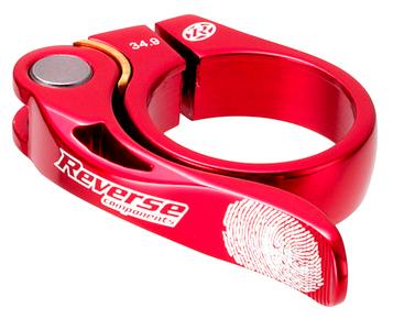 хомуты подседельные Reverse SEAT CLAMP LONG LIFE 34,9MM (RED)