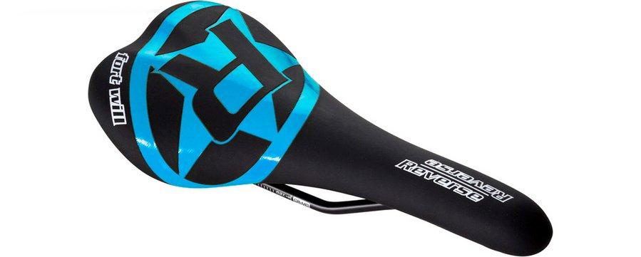 седла для велосипеда Reverse SADDLE FORT WILL STYLE (BLACK/LIGHT-BLUE)