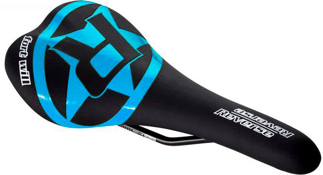 седла для велосипеда Reverse SADDLE FORT WILL STYLE (BLACK/LIGHT-BLUE)