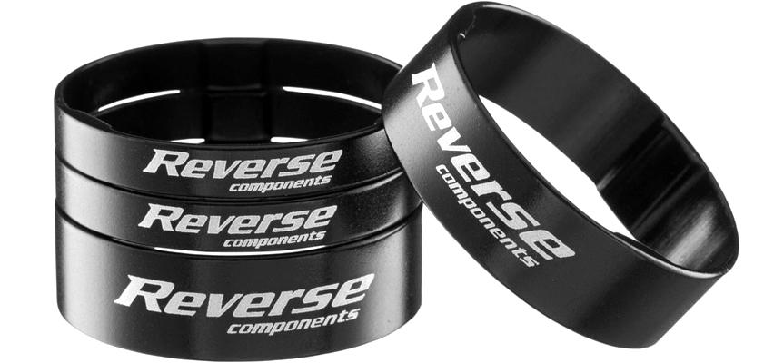 кольца проставочные Reverse SPACER SET ULTRA-LIGHT 1 1/8" (BLACK)