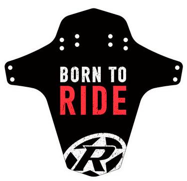 крылья велосипедные Reverse BORN TO RIDE (BLACK/RED)