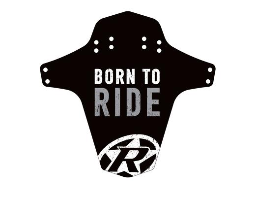 крылья велосипедные Reverse MUDFENDER - BORN TO RIDE (BLACK/GREY)