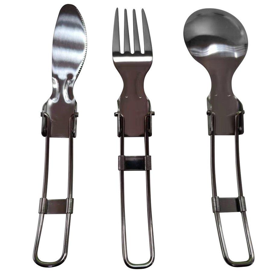 приборы столовые для туризма комплект Saxifraga CUTLERY SET