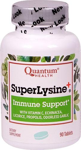 SuperLysine Plus для поддержки иммунной системы - 90 таблеток с витамином C и эхинацеей