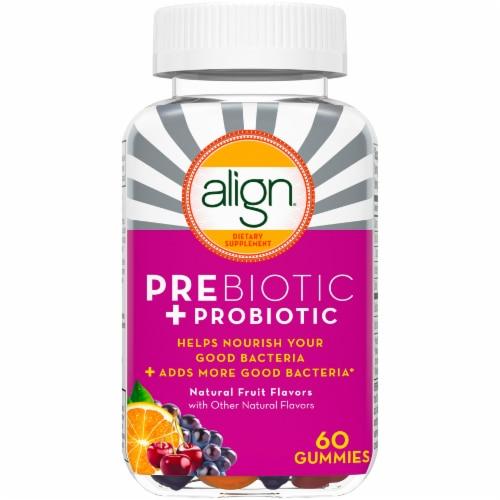 DualBiotic Prebiotic + Probiotic Natural Fruit -- 60 Gummies (Жевательные конфеты)