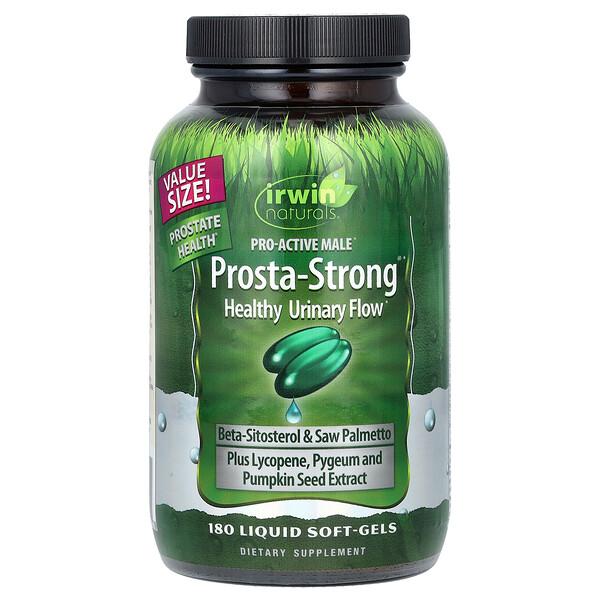 Pro-Active Male, Prosta-Strong, здоровье простаты, 180 жидких гелей