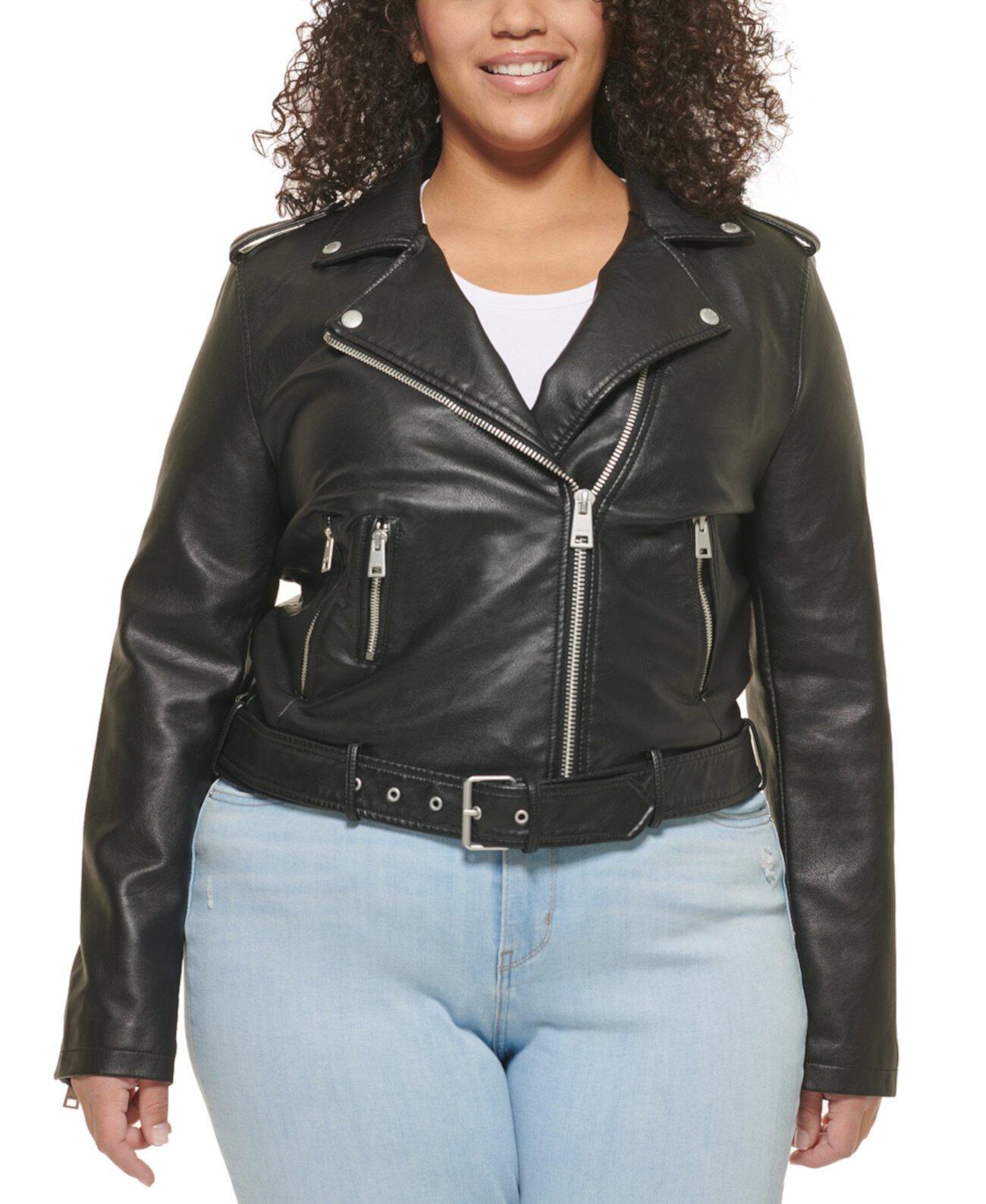 Куртка Levi's® Plus Size Belted Motorcycle Jacket