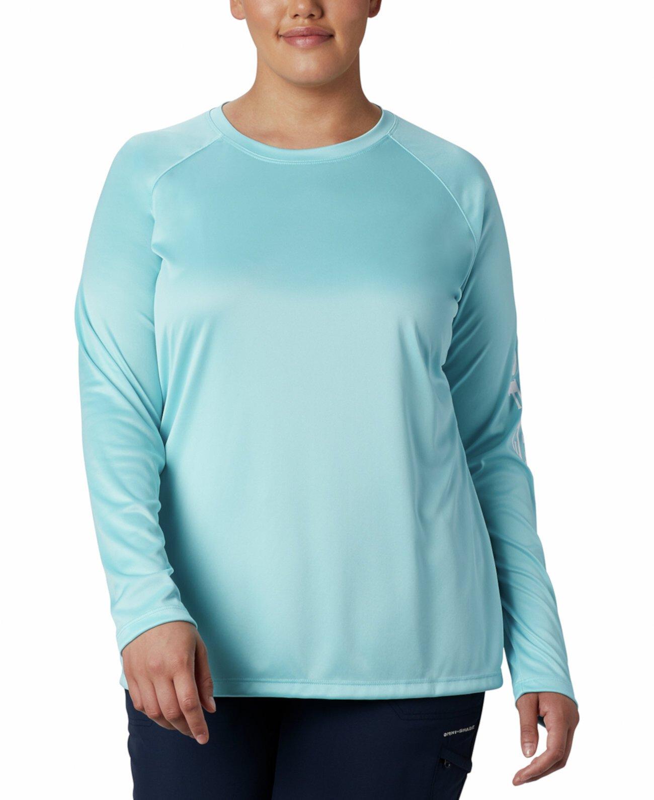 Футболка Plus Size PFG Tidal Tee II с защитой Omni-Shade UPF 50