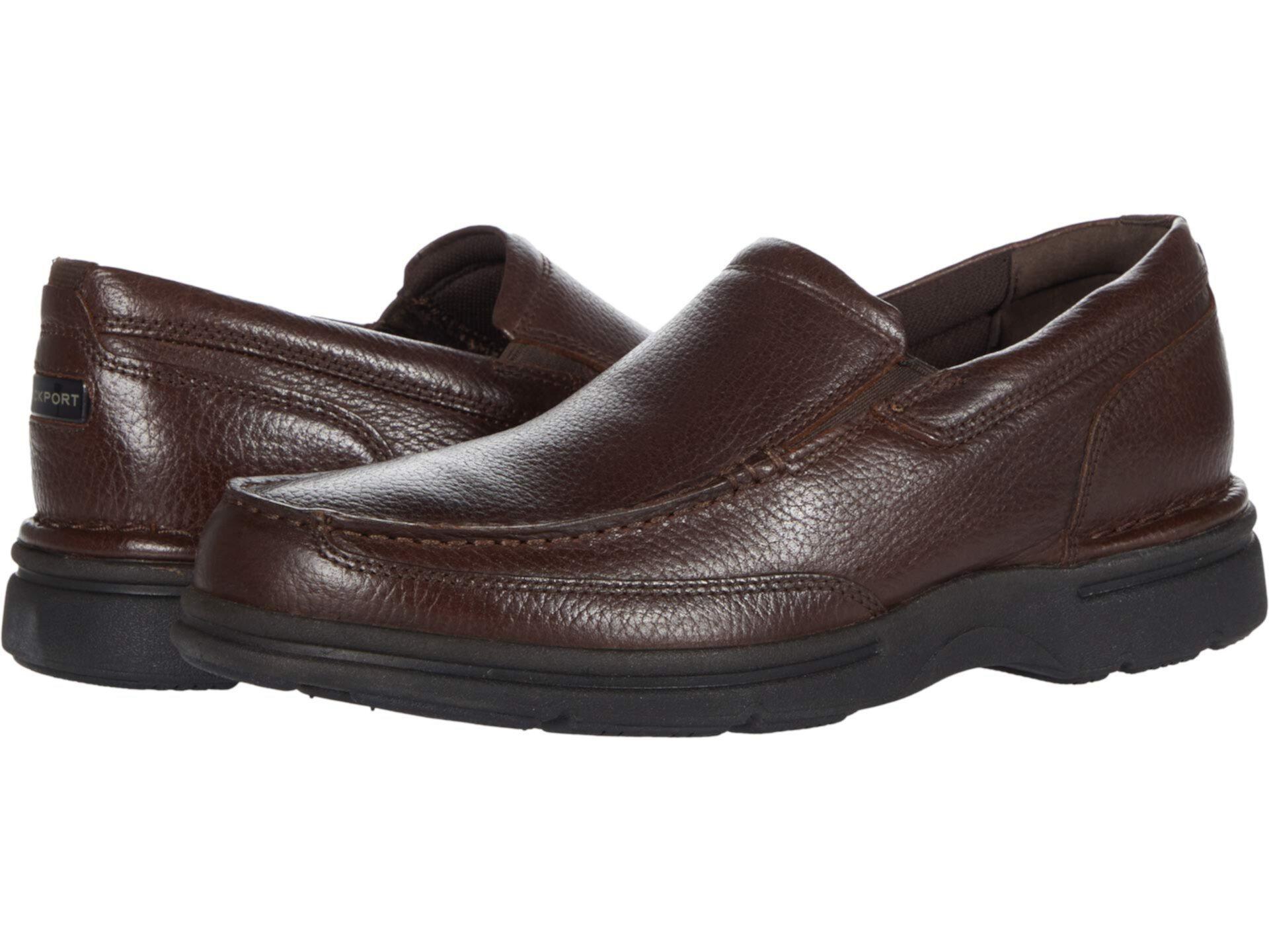 Кожаные лоферы Rockport Eureka Plus Slip-On с амортизацией и противоскользящей подошвой