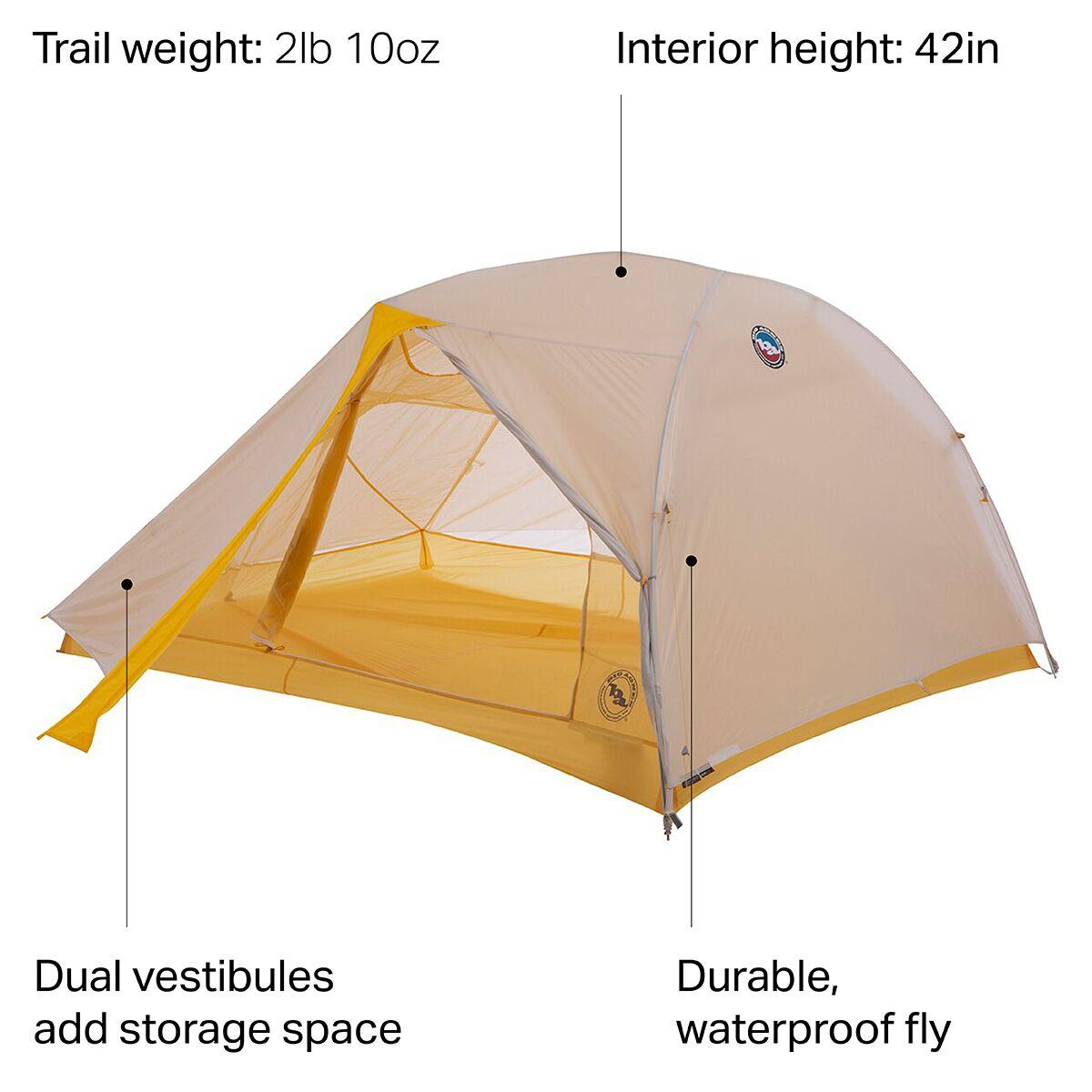 Big Agnes | Палатка Tiger Wall UL3: Туристическая для 3 человек, 3 сезона, легкая, 1.2 кг