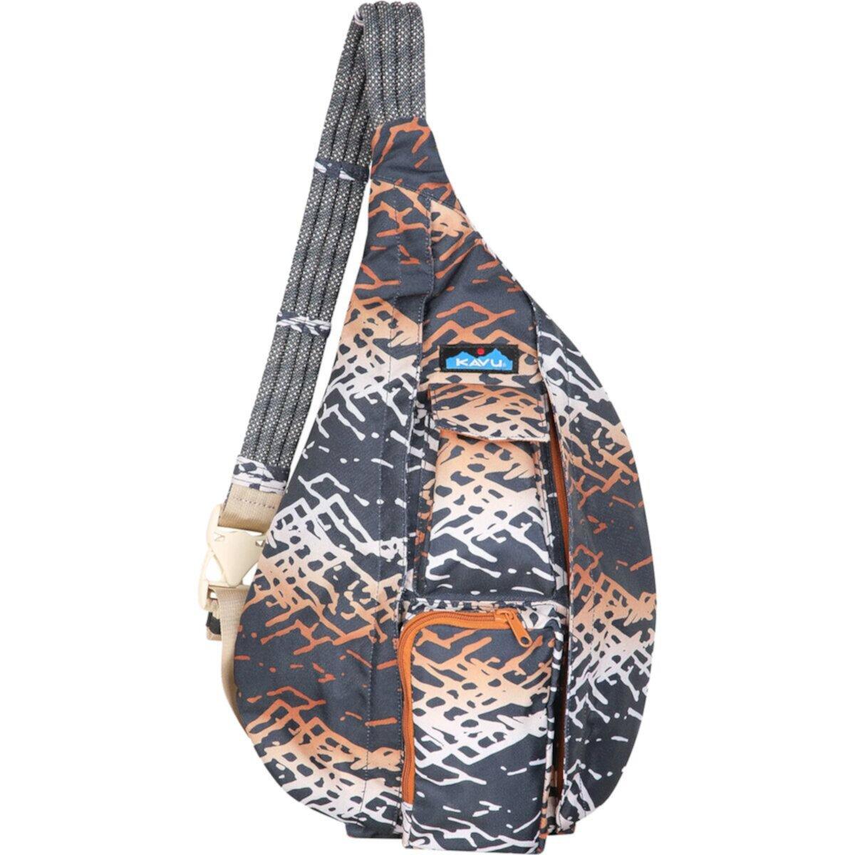 KAVU | Женская наплечная сумка Rope Sling из полиэстера с двумя карманами на молнии