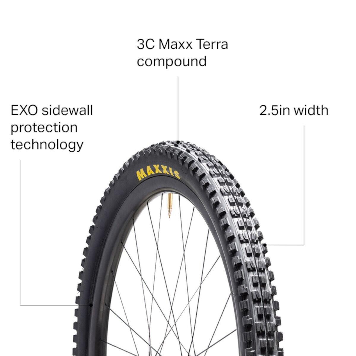 Maxxis | Велосипедная шина Minion DHF Wide Trail 3C/EXO/TR - 29 дюймов х 2.5 дюйма, защита EXO, широкая поддержка