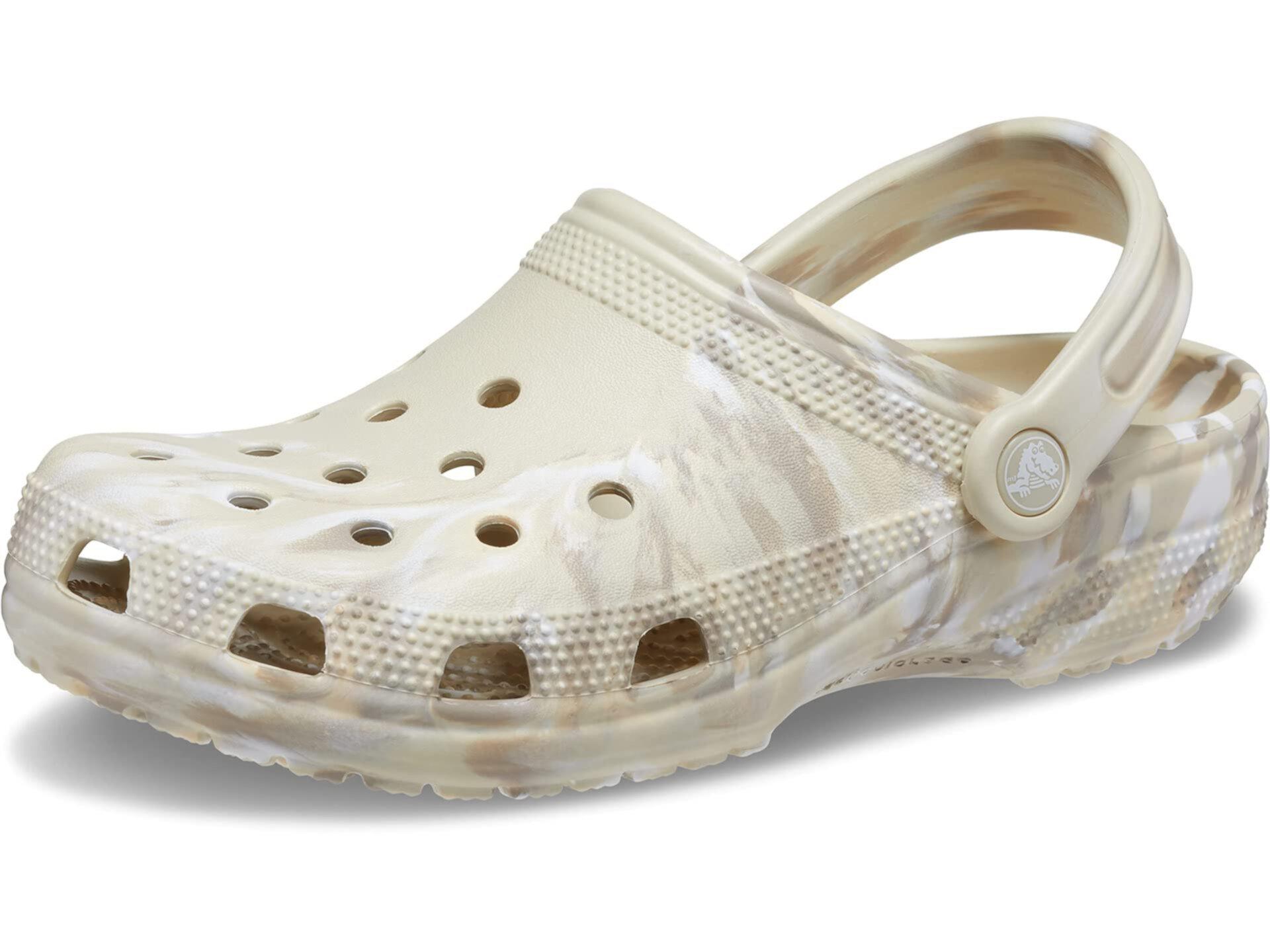 Унисекс Кроксы Crocs Classic Marbled Tie-Dye Clog