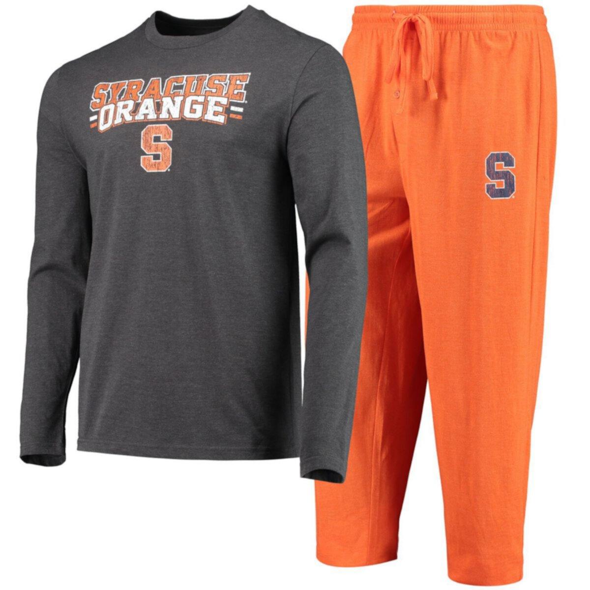 Unbranded | Мужская Пижама Concepts Sport Orange/Измельченный Уголь Syracuse Orange Meter