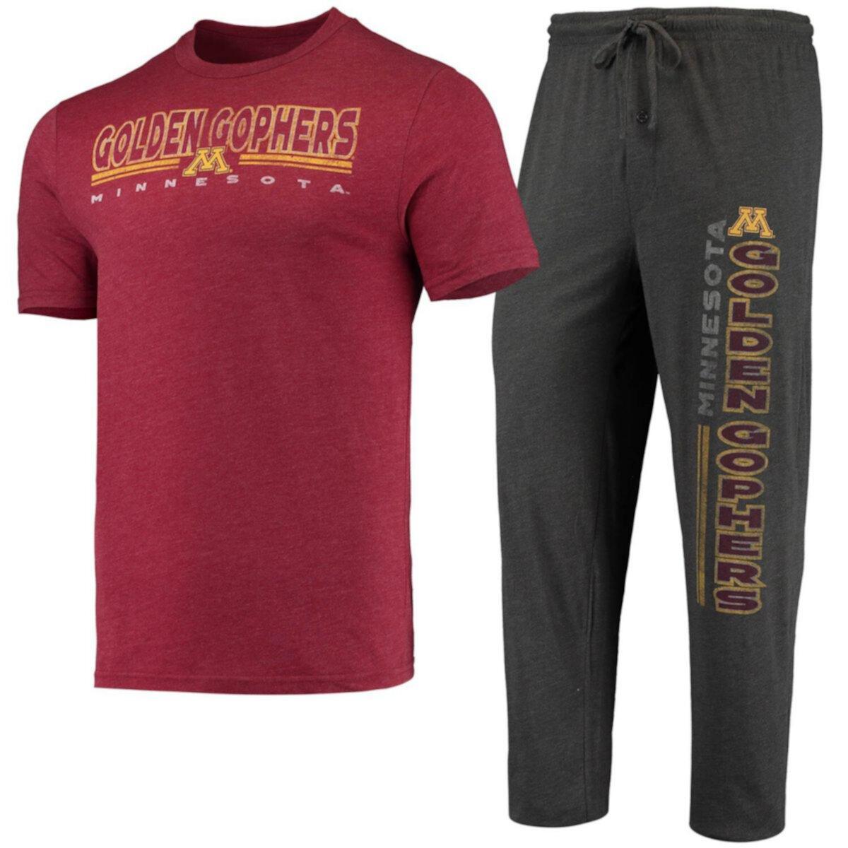 Мужская Пижама Concepts Sport Minnesota Golden Gophers Meter