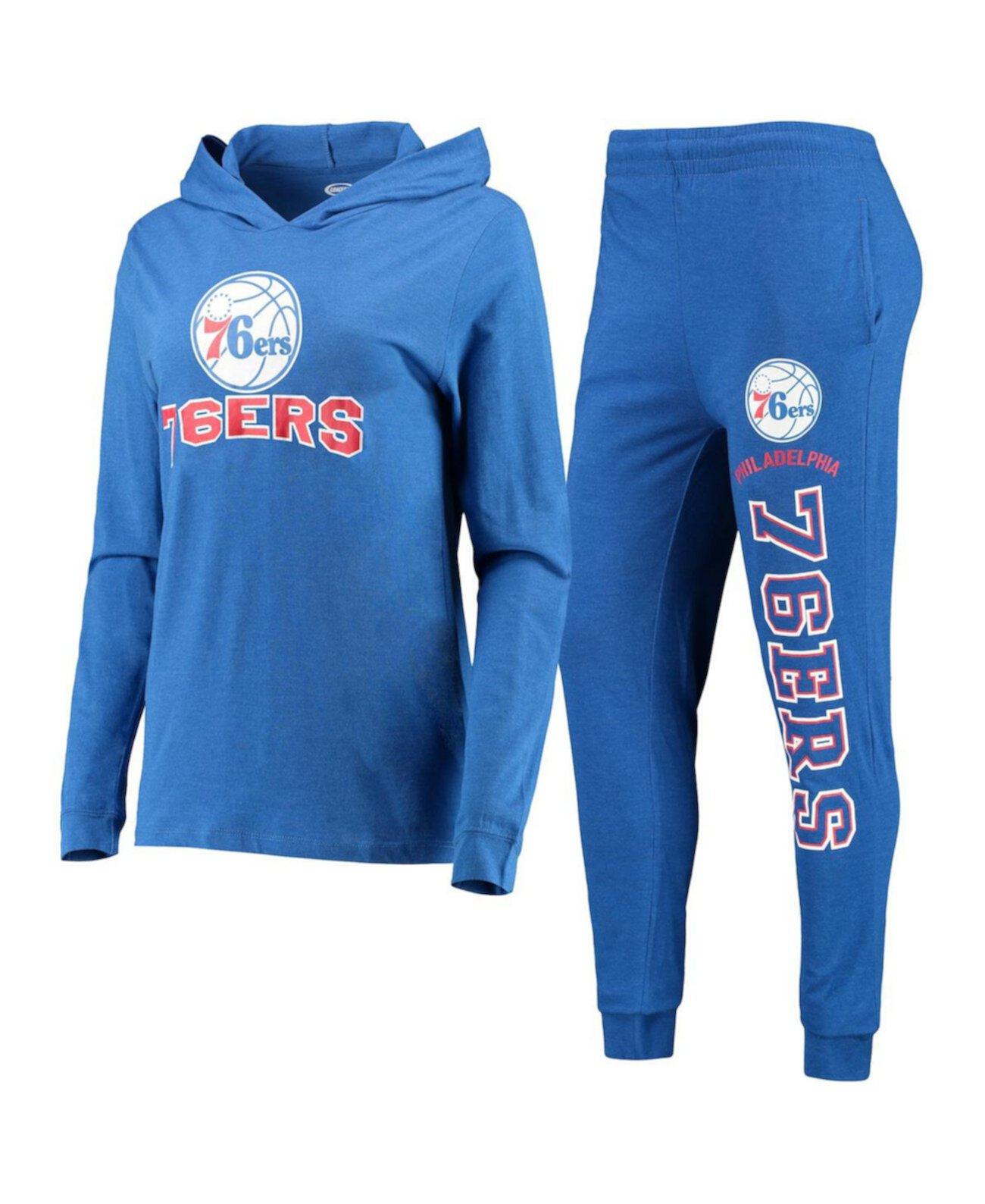 Женская Пижама Concepts Sport Комплект с Толстовкой и Штанами Philadelphia 76ers