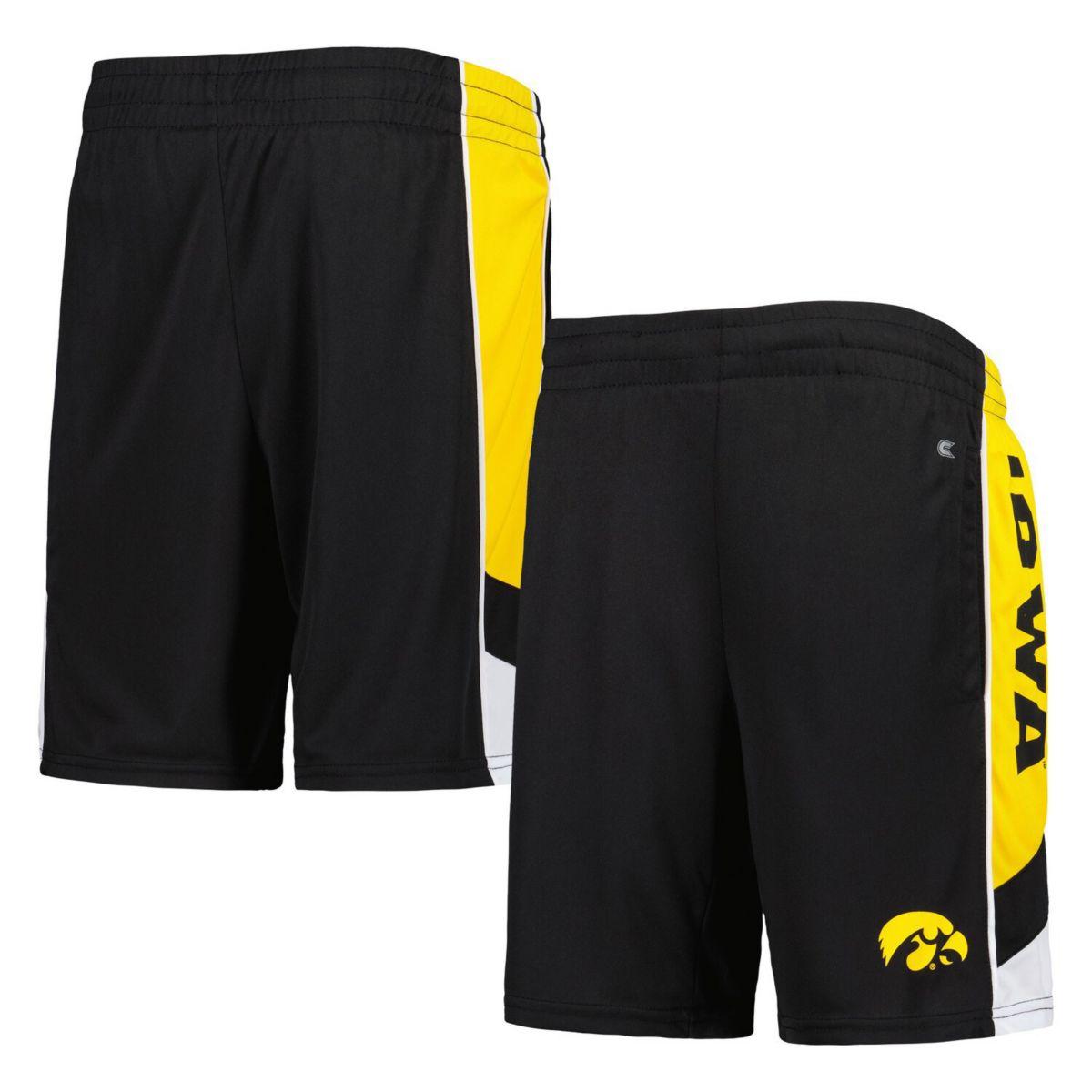 Спортивные шорты Colosseum Для мальчиков Black Iowa Hawkeyes Pool Side