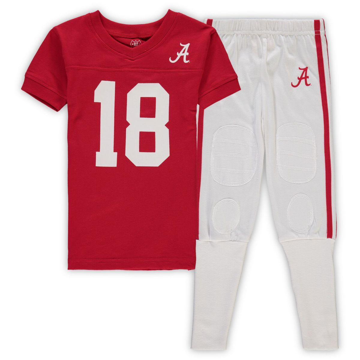 Детские Пижамы Wes & Willy Crimson Alabama Crimson Tide