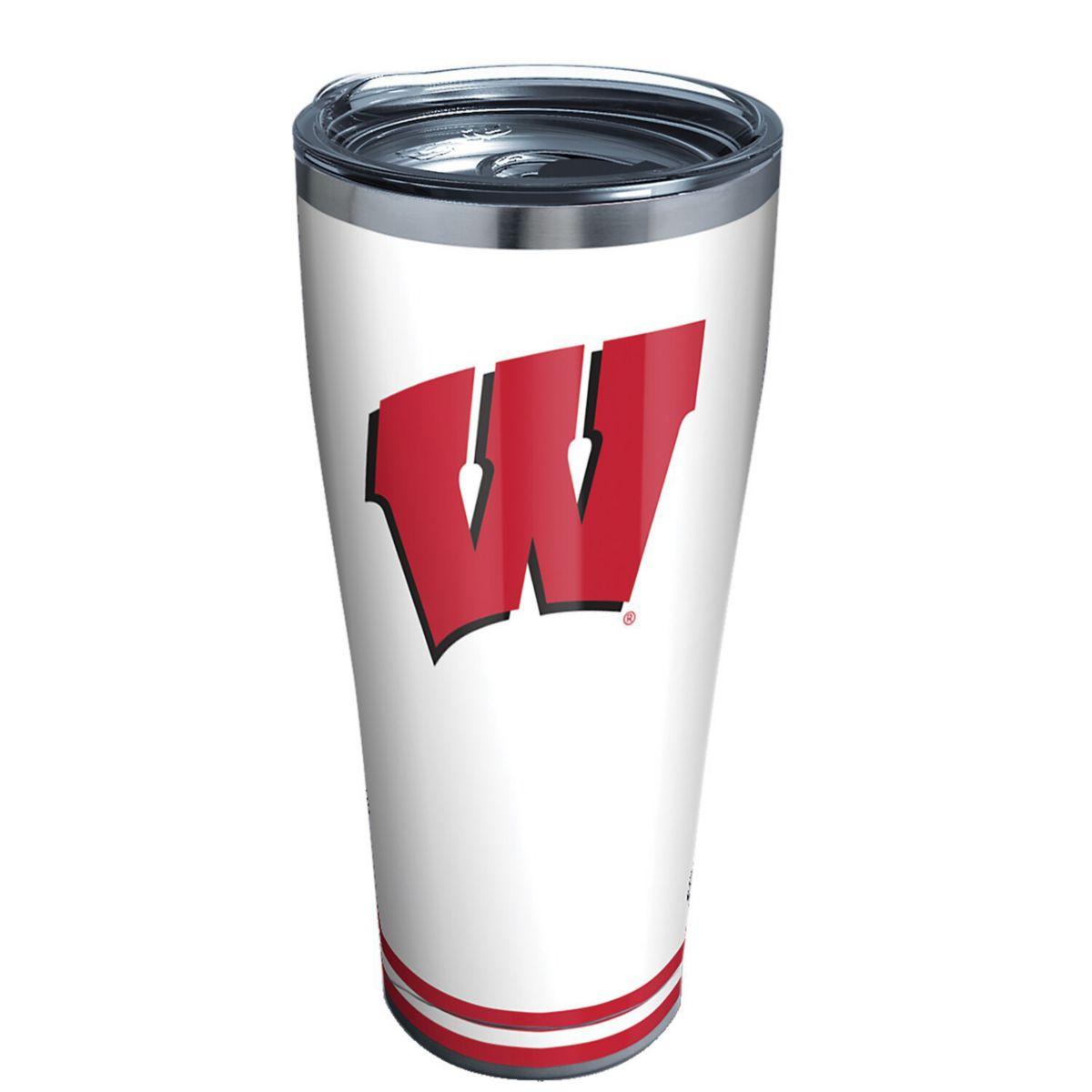 Tervis | Термостакан с двойными стенками из нержавеющей стали 30oz, дизайн Wisconsin Badgers