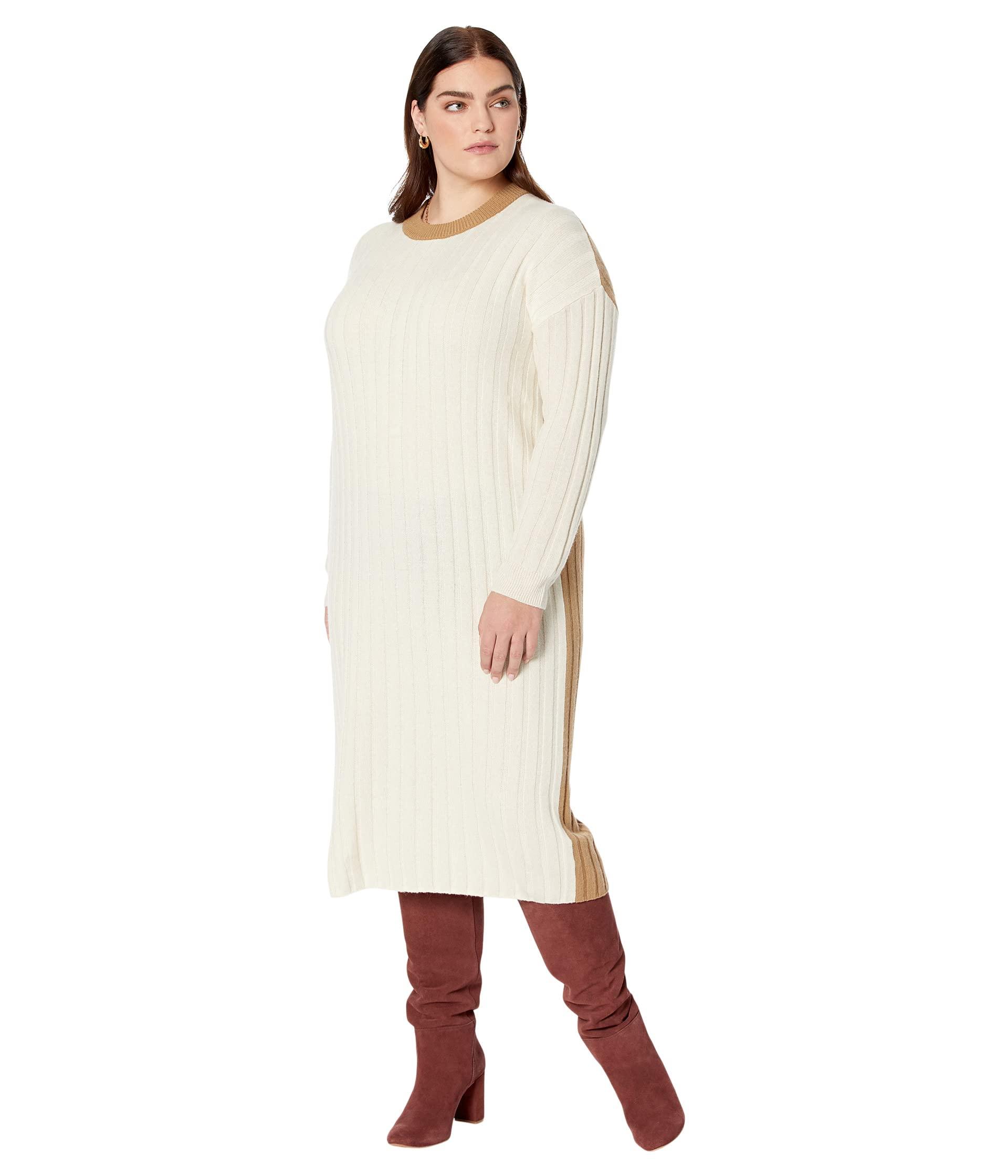 Женское Платье Madewell Plus (Re)sourced Ribbed Midi