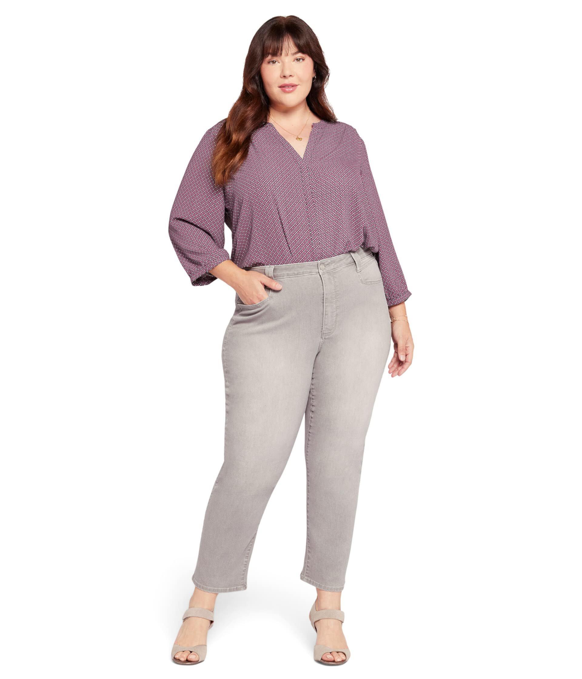 Джинсы Plus Size Relaxed Straight с карманами в стиле Хемстед, NYDJ