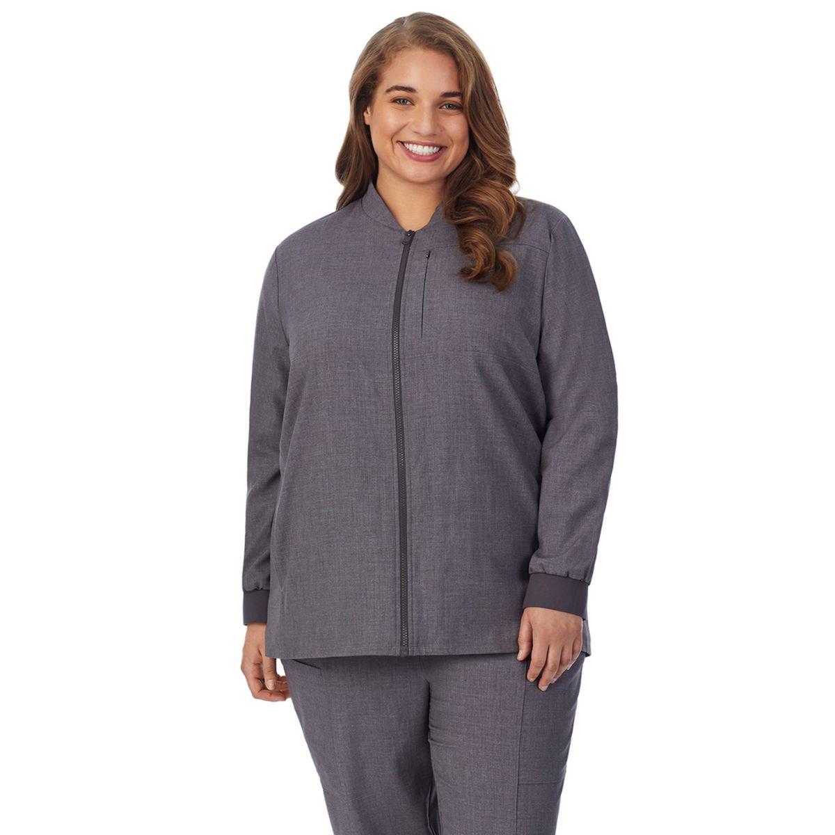 Cuddl Duds | Женская Куртка Cuddl Duds® Scrubs с подкладкой на 5 карманов Больших Размеров