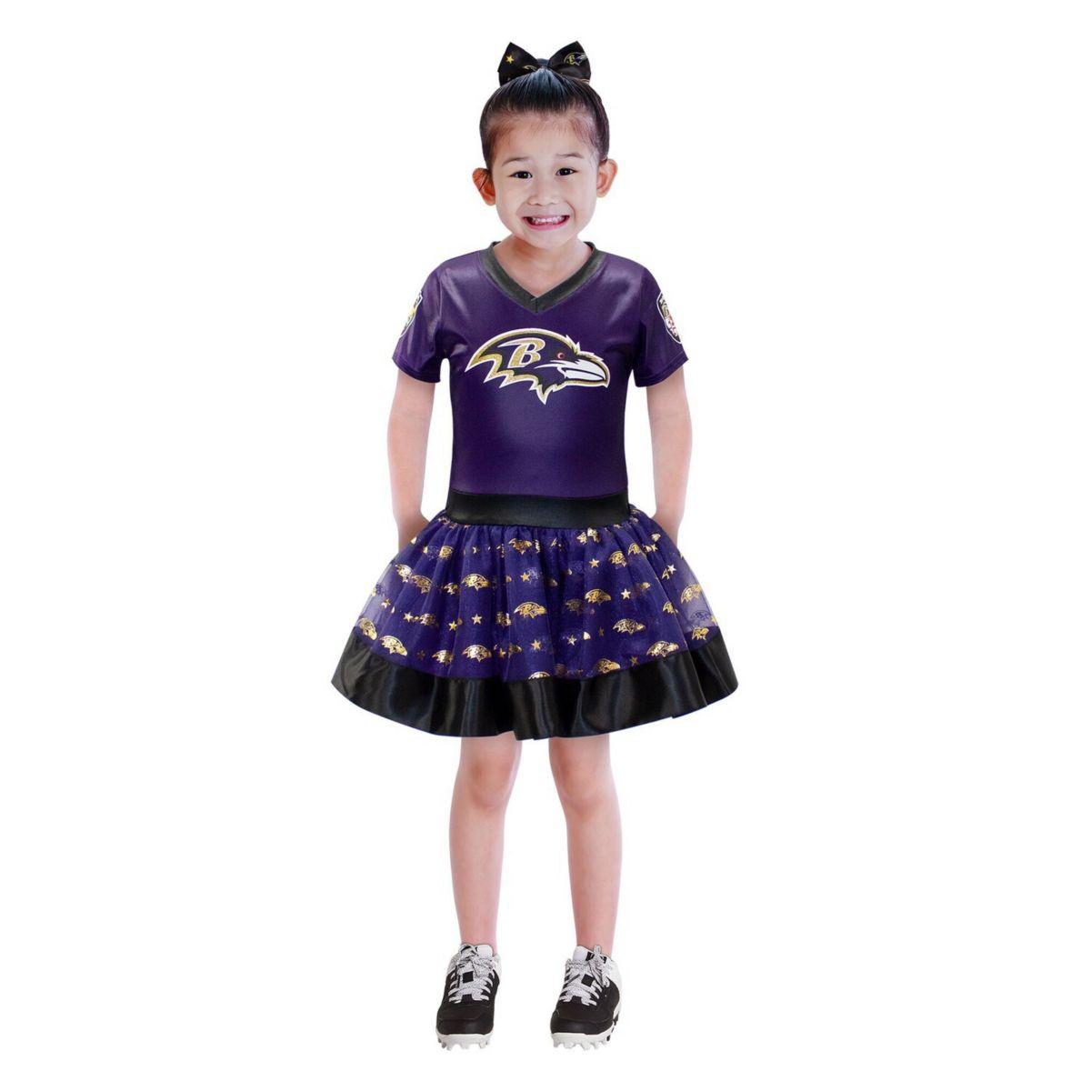 Детское Платье Jerry Leigh Фиолетовое Baltimore Ravens Tutu на Праздник