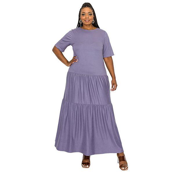 Женское Платье L I V D Plus Size Jourdan Tiered Maxi Dress