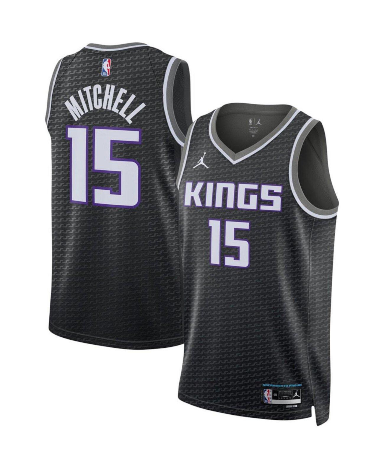 Мужское Джерси Jordan Davion Mitchell Sacramento Kings 2022/23 Statement Edition