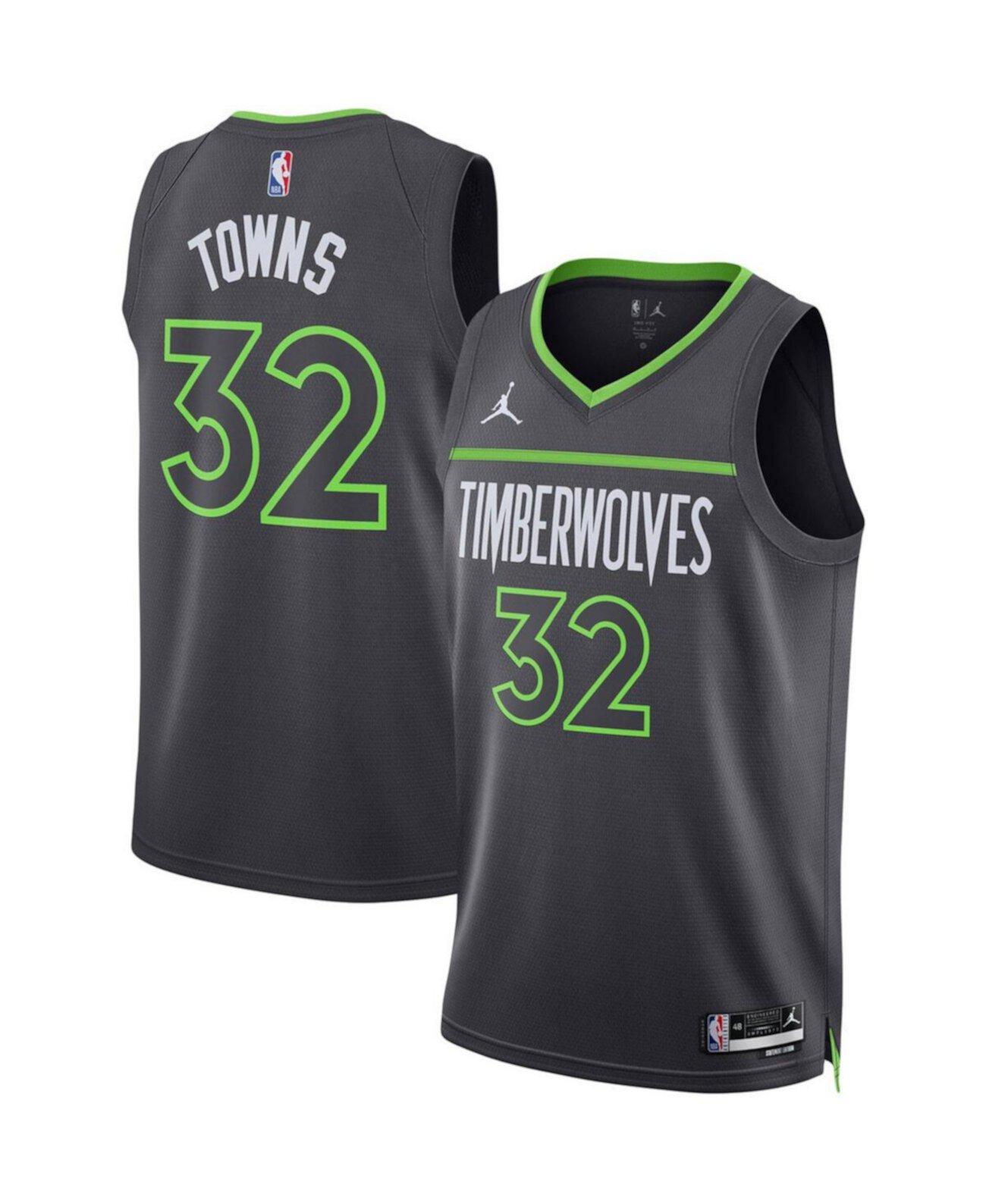 Мужское Джерси Jordan Karl-Anthony Towns Minnesota Timberwolves Statement Edition