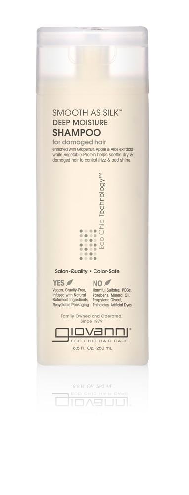 Шампунь для глубокого увлажнения Giovanni Smooth As Silk™ -- 8,5 жидких унций