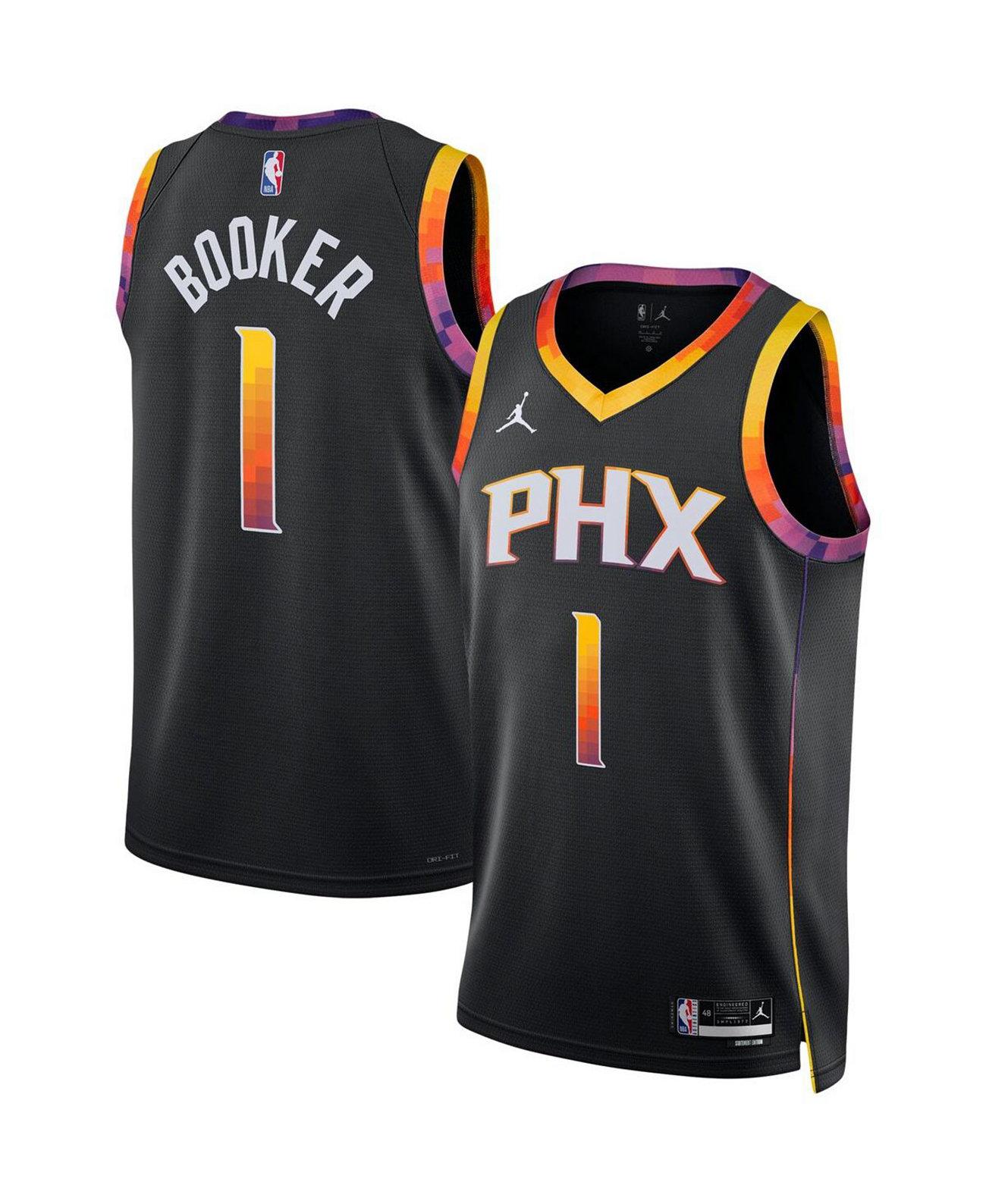 Мужская Джерси Jordan Devin Booker Black Phoenix Suns Statement Edition Swingman