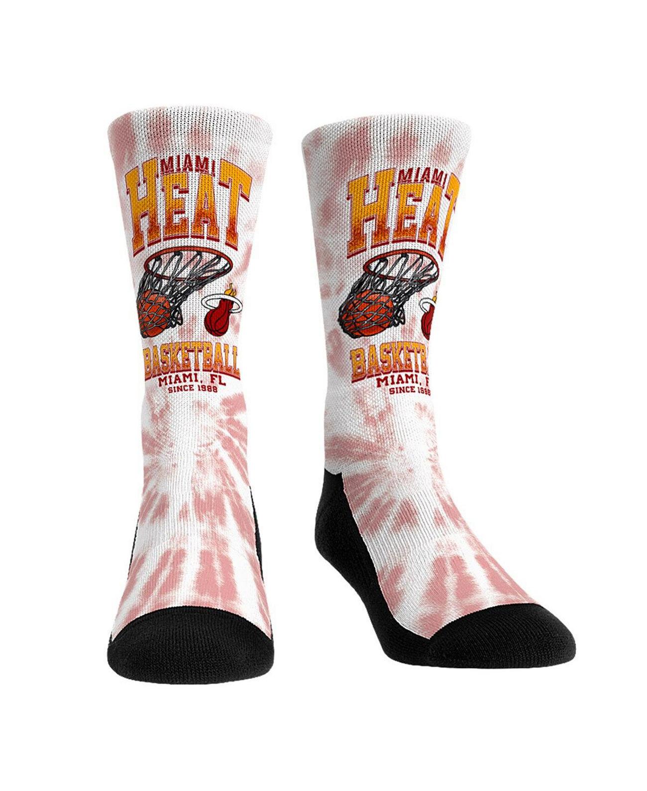 Винтажные носки Miami Heat Rock 'Em для мужчин и женщин, размер L/XL и S/M