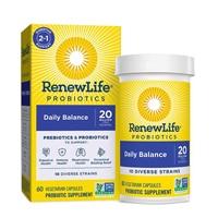 Renew Life | Daily Balance Prebiotics & Probiotics -- 20 billion CFU - 60 Capsules (Капсулы)